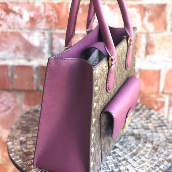 Michael kors Bridgette studded satchel crossbody - Picture 2 of 8